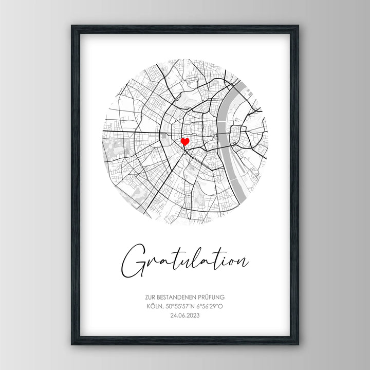 Gratulation - Personalisiertes Poster