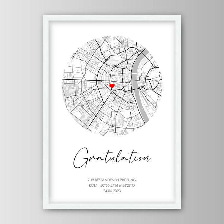 Gratulation - Personalisiertes Poster