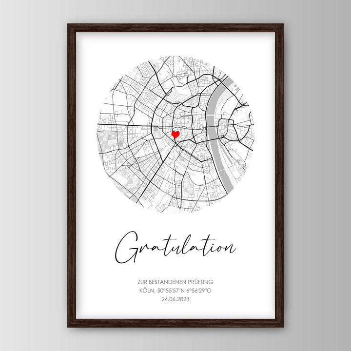 Gratulation - Personalisiertes Poster