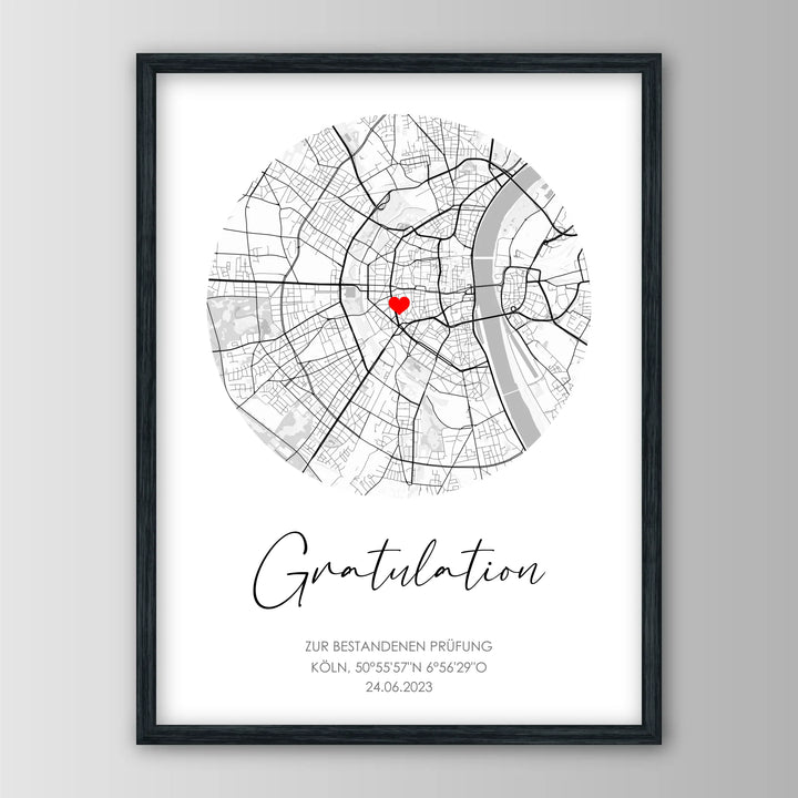 Gratulation - Personalisiertes Poster