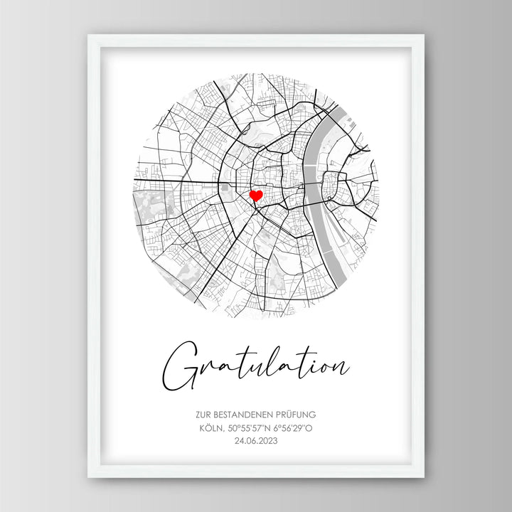 Gratulation - Personalisiertes Poster