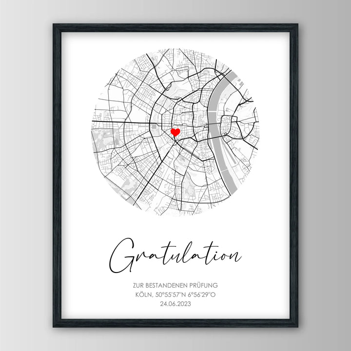 Gratulation - Personalisiertes Poster