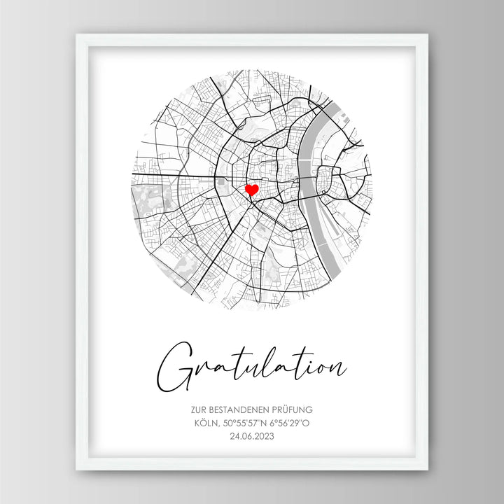 Gratulation - Personalisiertes Poster