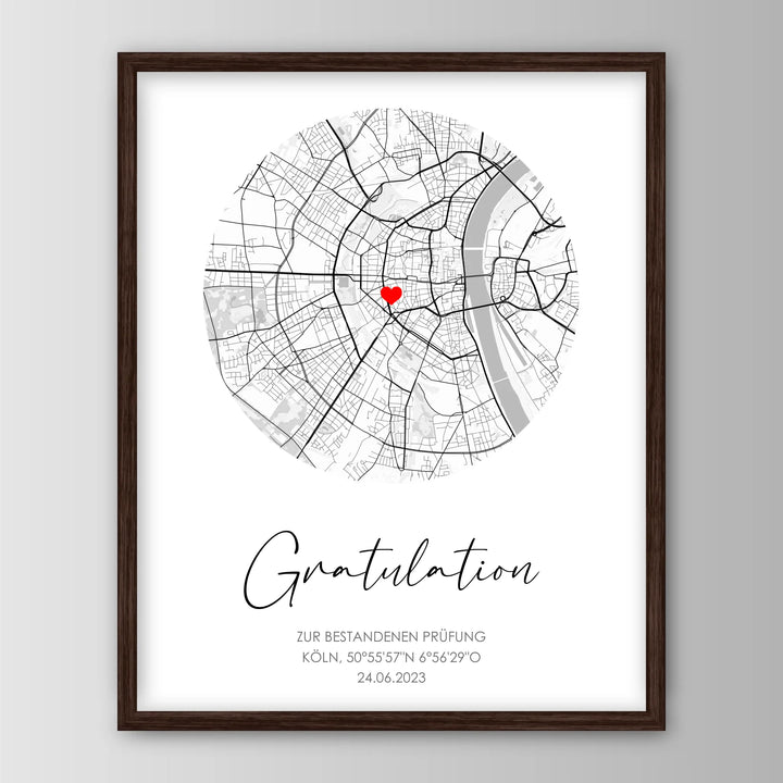 Gratulation - Personalisiertes Poster