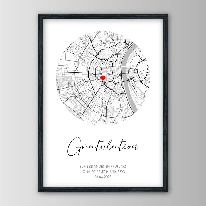 Gratulation - Personalisiertes Poster