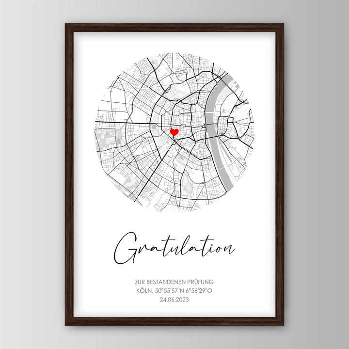 Gratulation - Personalisiertes Poster