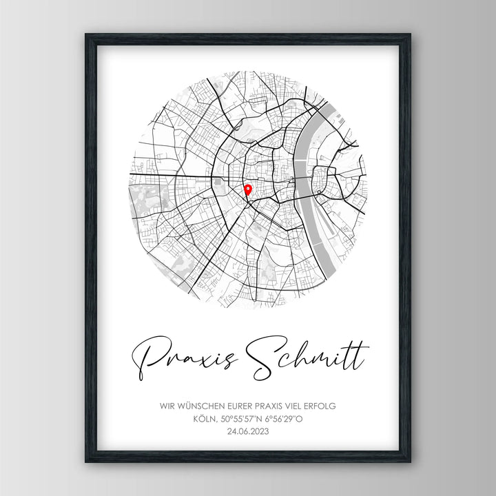 Geschenk zur Praxiseröffnung - Personalisiertes Poster