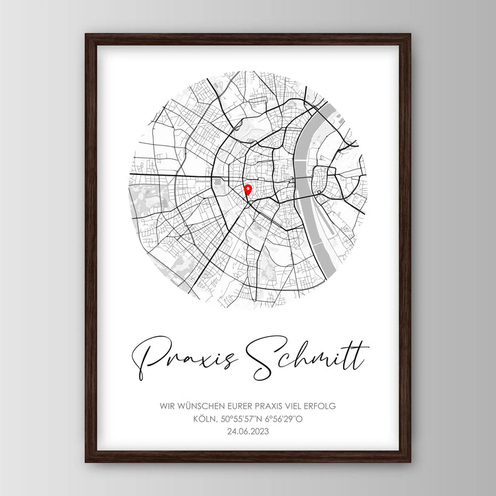 Geschenk zur Praxiseröffnung - Personalisiertes Poster