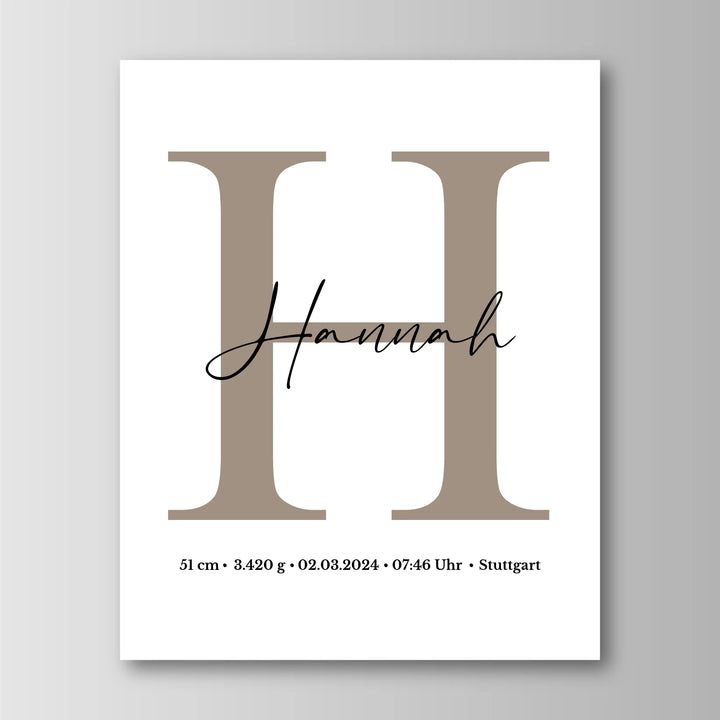 Namensposter - Personalisiertes Poster